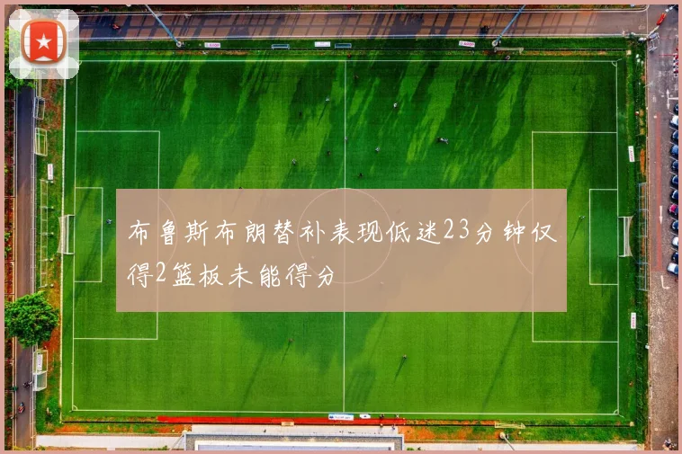 布鲁斯布朗替补表现低迷23分钟仅得2篮板未能得分